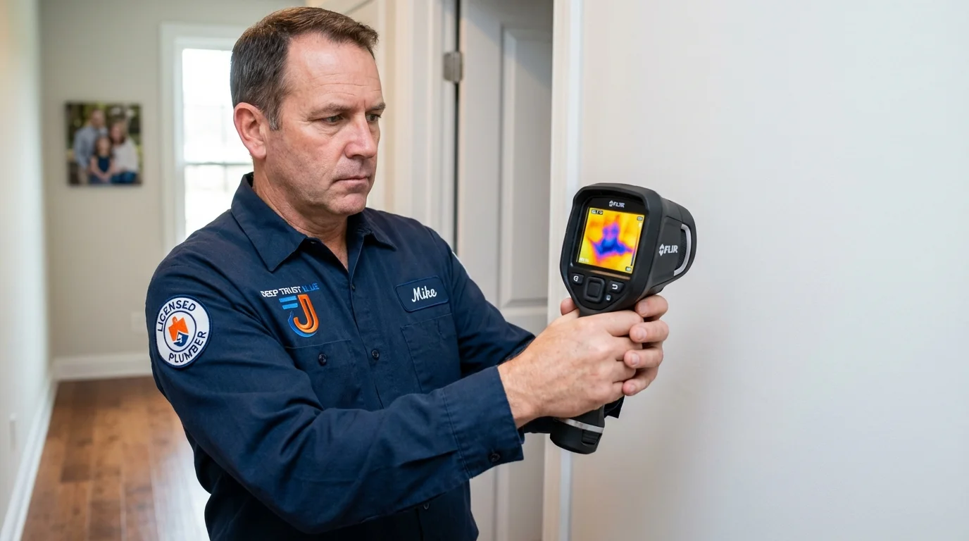 Thermal imaging leak detection by Johns Plumbing LLC in Chino Hills